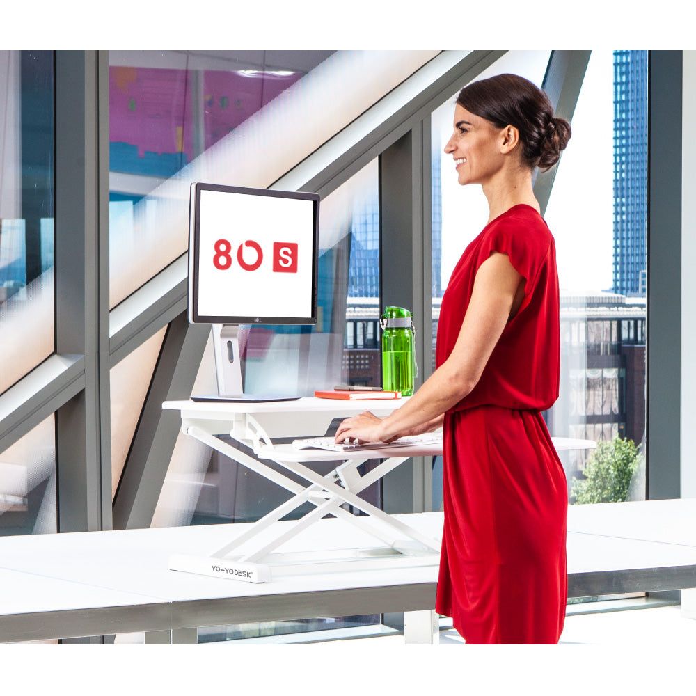 SLIM 80-S Single Monitor Standing Desk Converter