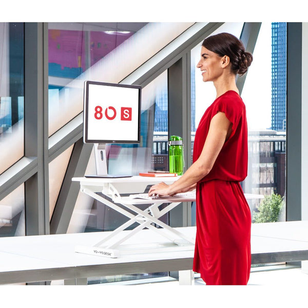 SLIM 80-S Single Monitor Standing Desk Converter