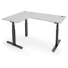 FLYTTA 3+ Dual Motor Electric L-Shape Corner Standing Desk 160x160x 80x60cm