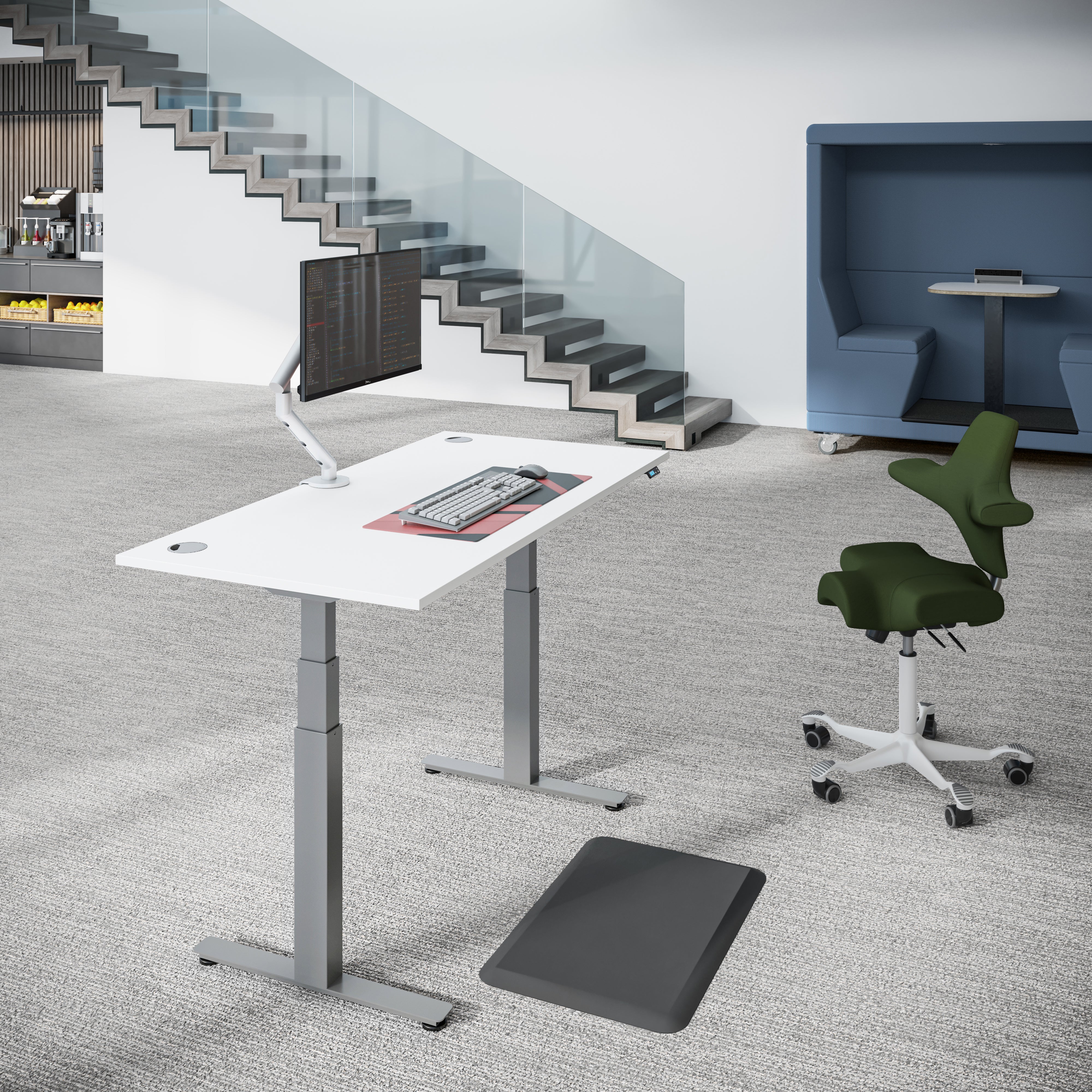 FLYTTA 2+ Dual Motor Electric Standing Desk 180x80cm