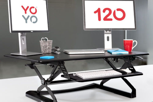 CLASSIC 120 Dual Monitor Standing Desk Converter