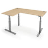 FLYTTA 3+ Dual Motor Electric L-Shape Corner Standing Desk 140x160x 80x60cm