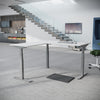 FLYTTA 3+ Dual Motor Electric L-Shape Corner Standing Desk 140x160x 80x60cm