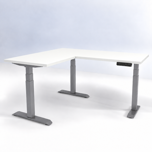 The 3+ Triple Motor Corner Standing Desk