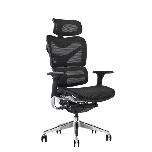 V46 Fabric & Mesh Ergonomic Office Chair | Fast Track