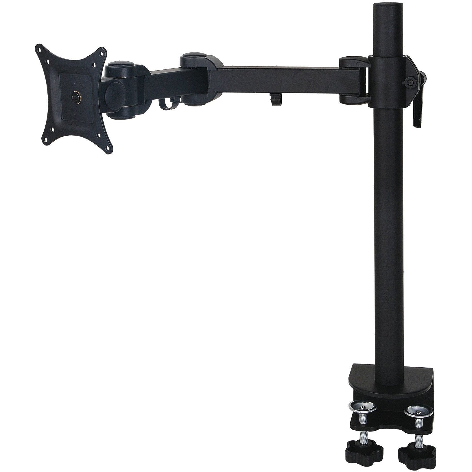 1x LCD Monitor arm Black or White (10kg Tilt, Swivel, Rotate) - UK Ergonomics
