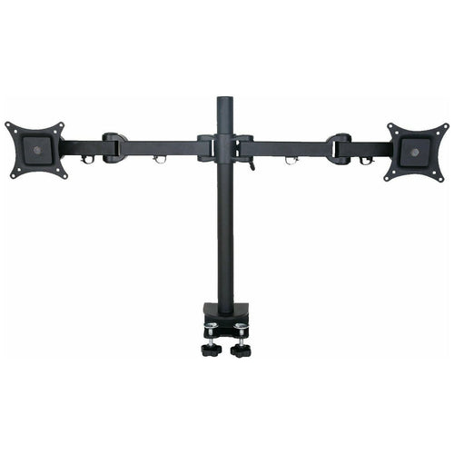 2x LCD Monitor arm Black (10kg Tilt, Swivel, Rotate) - UK Ergonomics