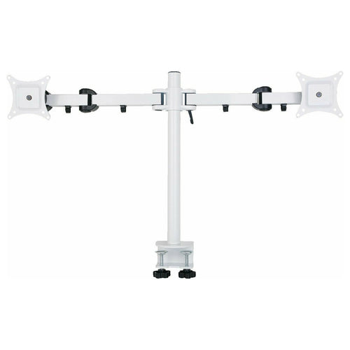 2x LCD Monitor arm Black (10kg Tilt, Swivel, Rotate) - UK Ergonomics