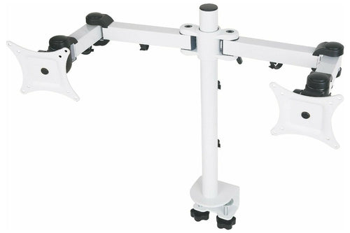 2x LCD Monitor arm Black (10kg Tilt, Swivel, Rotate) - UK Ergonomics