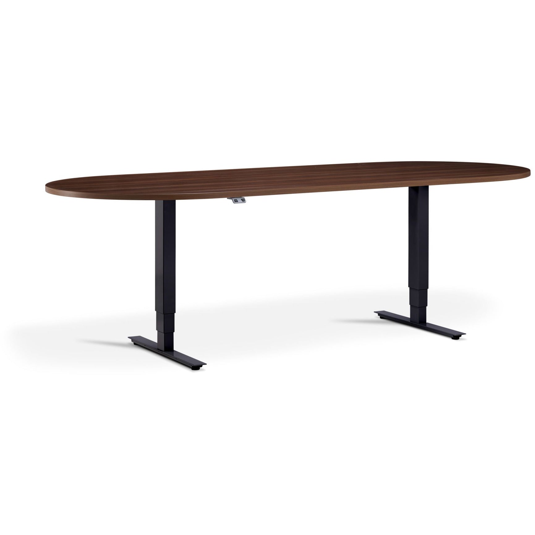 Advance - Height Adjustable Meeting Table with D-End - UK Ergonomics