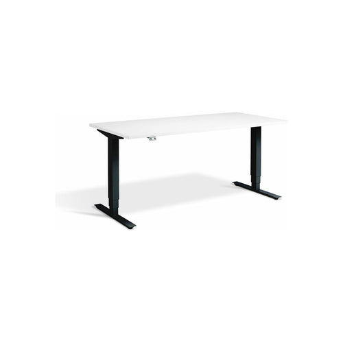 Height Adjustable Desk 1200mm Wide - Black or White Desktop - UK Ergonomics