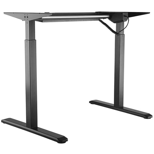 Height Adjustable Desk 1200mm Wide - Black or White Desktop - UK Ergonomics