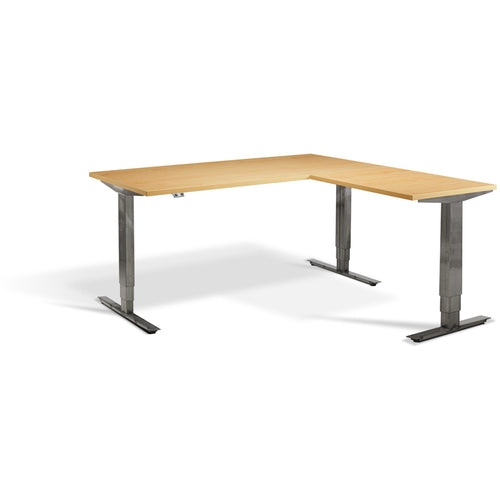 Forge Height Adjustable Corner Desk - UK Ergonomics