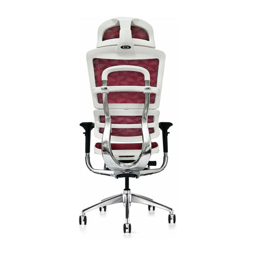 Hood Seating i29 Chair With Integrated Headrest & Leg Rest - Red Kite Mesh - UK Ergonomics